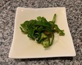 【簡単作り置き】ピーマンのわさび醤油和え作り方4写真