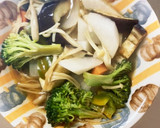 簡単ごまソース炒め味豚こま大根青椒肉絲風作り方13写真