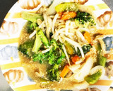 簡単ごまソース炒め味豚こま大根青椒肉絲風作り方16写真