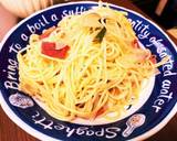 サラミとしそのパスタ作り方8写真