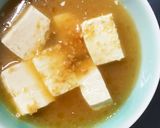 全てレンジ麺つゆで簡単甘辛味噌湯豆腐作り方5写真
