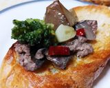鶏レバーのアヒージョ作り方3写真