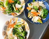 もやしブロッコリー塩きんぴら味野菜炒め作り方10写真