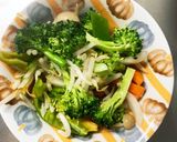 もやしブロッコリー塩きんぴら味野菜炒め作り方11写真