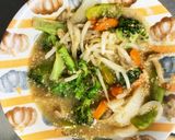 もやしブロッコリー塩きんぴら味野菜炒め作り方15写真
