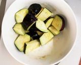 根菜肉なし肉味噌うどん味温野菜サラダ作り方6写真