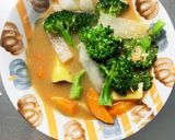 根菜肉なし肉味噌うどん味温野菜サラダ作り方13写真