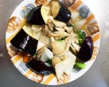 根菜肉なし肉味噌うどん味温野菜サラダ作り方14写真