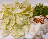 野菜たっぷり！タラの味噌マヨフォイル蒸し作り方1写真