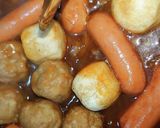 業務スーパーの冷凍の肉団子と里芋アレンジ作り方5写真