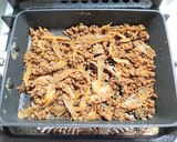 牛そぼろと野菜と卵そぼろの三色丼作り方2写真