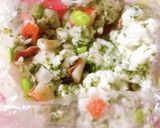 はんぺんとカニカマと枝豆の青海苔フライ作り方2写真
