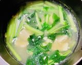 小松菜と豆腐の♡優しい旨塩味スープ♡作り方6写真