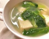 小松菜と豆腐の♡優しい旨塩味スープ♡作り方7写真