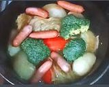ダッチオーブンde骨付き鶏もも肉のポトフ作り方8写真
