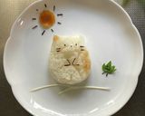 テディベアっぽいおにぎりプレート♪作り方14写真