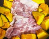 かぼちゃが主役の鶏肉の照り煮作り方1写真