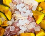 かぼちゃが主役の鶏肉の照り煮作り方2写真