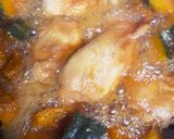 かぼちゃが主役の鶏肉の照り煮作り方3写真