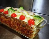 ワンタン皮でミルフィーユグラタン！作り方5写真