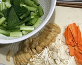 簡単！小松菜とうす揚げのさっと煮作り方1写真