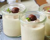 ほうじ茶風味のマロンミルクプリン作り方12写真