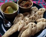 サルベージ◎ハロウィン！映え！おばけナン作り方5写真