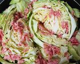 とろとろキャベツのチーズ蒸し作り方2写真