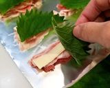 しゃぶしゃぶ肉で豚しそチーズ春巻き作り方3写真