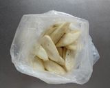 マコモタケの揚げない塩唐揚げ。作り方4写真