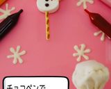 クリスマス☆材料4つ☆マシュマロ雪だるま作り方7写真