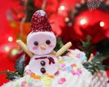 クリスマス☆材料4つ☆マシュマロ雪だるま作り方11写真