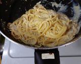 ヨウサマの茄子のクリームソースパスタ作り方5写真