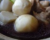 【話題】里芋と長葱と鶏肉のスープ煮作り方4写真