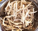 色々根菜と鶏むね肉のきんぴら作り方3写真