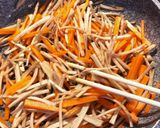 色々根菜と鶏むね肉のきんぴら作り方6写真