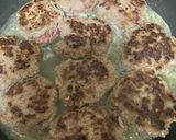 トマト味の煮込みハンバーグ作り方3写真