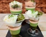 抹茶のしましまパフェ作り方8写真