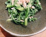 簡単　春菊マキシマムツナお浸し作り方3写真