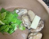 牡蠣と青梗菜のソテー作り方5写真