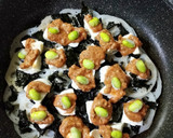 海苔と和風ケチャップソースの★蓮根ピザ作り方6写真