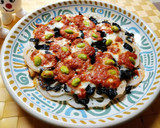 海苔と和風ケチャップソースの★蓮根ピザ作り方7写真