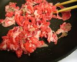 我が家の定番☆しめじ牛丼作り方3写真