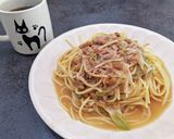 フライパン1つ！納豆とツナの和風パスタ作り方9写真