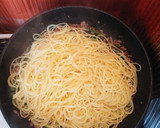 絶品☆豚挽き肉とほうれん草の和風パスタ作り方5写真