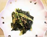 簡単！インゲンとワカメのオイマヨあえ作り方3写真