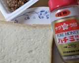 バナナ・納豆・蜂蜜でチョコバナナトースト作り方1写真