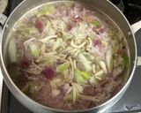 鍋の余った出汁で野菜たっぷり雑炊♬作り方1写真
