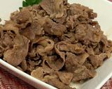 牛肉のすき煮、甘辛炒め作り方4写真