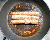 ゴボウの肉巻き中華風あんかけ仕立て作り方4写真